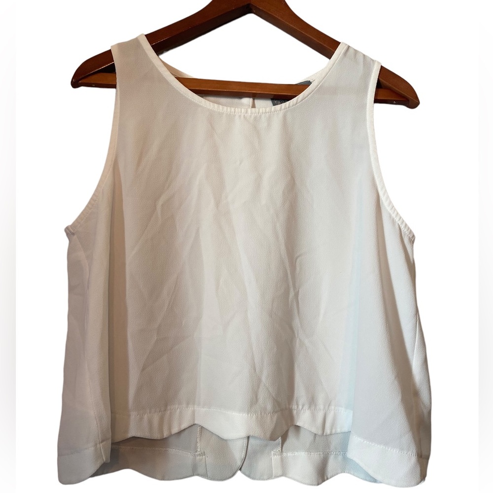Pink Paparazzi Couture Ivory Sleeveless Top
